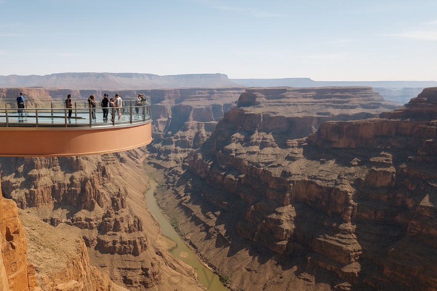 west rim glass bridge