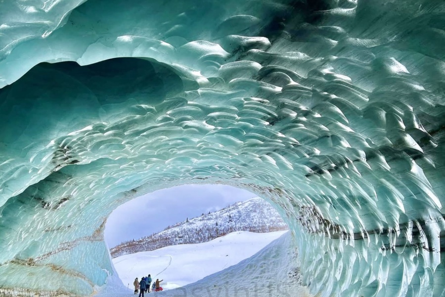 Castner Glacier Ice Cave